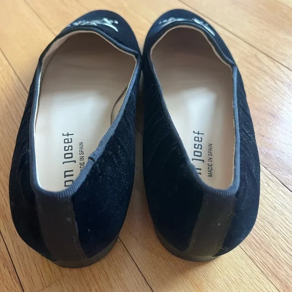 Jon Josef Gatsby Skull Flats Velvet Loafers - Picture 6 of 7